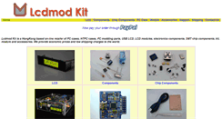 Desktop Screenshot of lcdmodkit.com